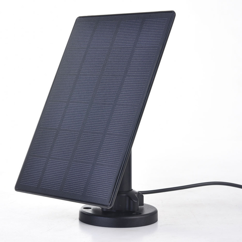 5V Input 3.3W Solar Panel Charger 3M Wire Micro USB Interface Solar Panel