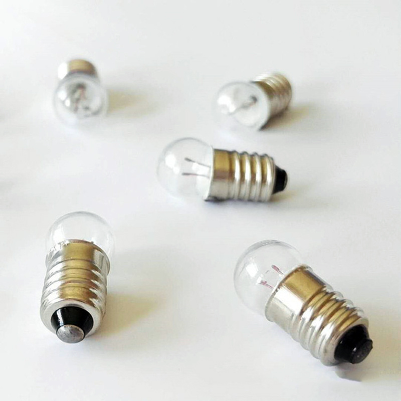 Students' Electrical Experiments 6V Small Light Bulb E10 Round Head DIY Small Beads 4.5V 4.8V Small Light Bulb