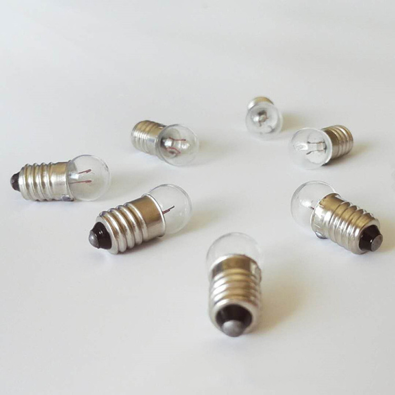 Students' Electrical Experiments 6V Small Light Bulb E10 Round Head DIY Small Beads 4.5V 4.8V Small Light Bulb