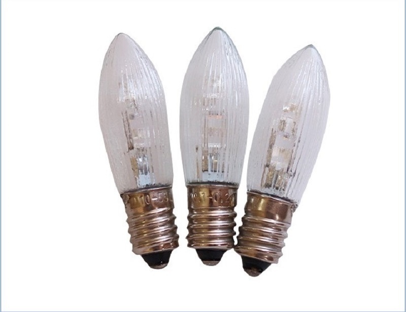 12V C6 LED Christmas light bulb E10 holiday decorative lamp frosted LED Halloween strip bulbs