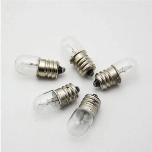 E12 Indicator Light Bulb 18V 24V 28V 0.11A 30V 2W e12 Machine Tool Equipment Warm Yellow Light Lamp