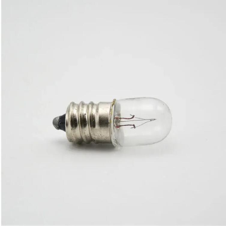 E12 Indicator Light Bulb 18V 24V 28V 0.11A 30V 2W e12 Machine Tool Equipment Warm Yellow Light Lamp