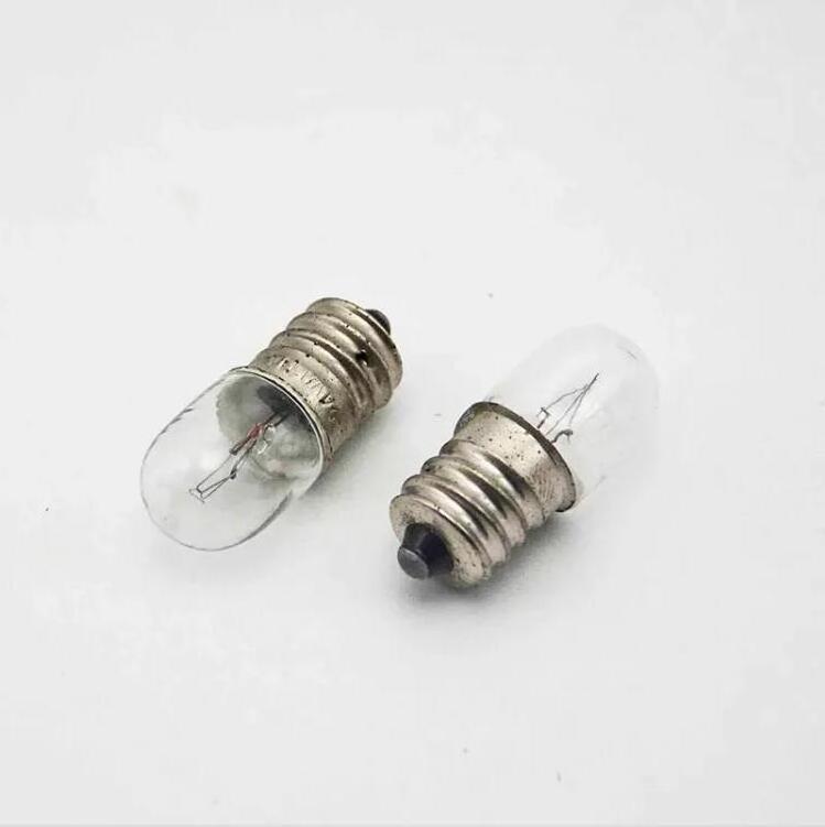 E12 Indicator Light Bulb 18V 24V 28V 0.11A 30V 2W e12 Machine Tool Equipment Warm Yellow Light Lamp