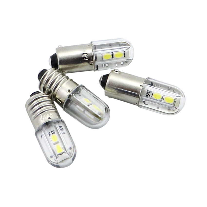 E10 BA9S 6V 12V 24V  110V 220V 1W B9 Small LED Indicator bulb Light