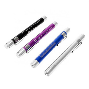 Battery LED pupil light with scale inspection nurse pen lamp flashlight