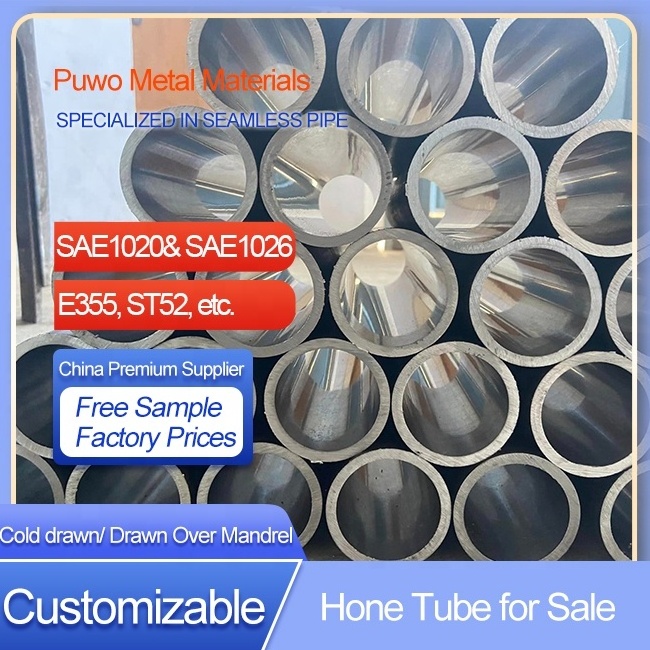 Free Custom H8 H9 St52 Hone Tube Seamless Steel Hydraulic Cylinder Honed Tubing/Pipe for You