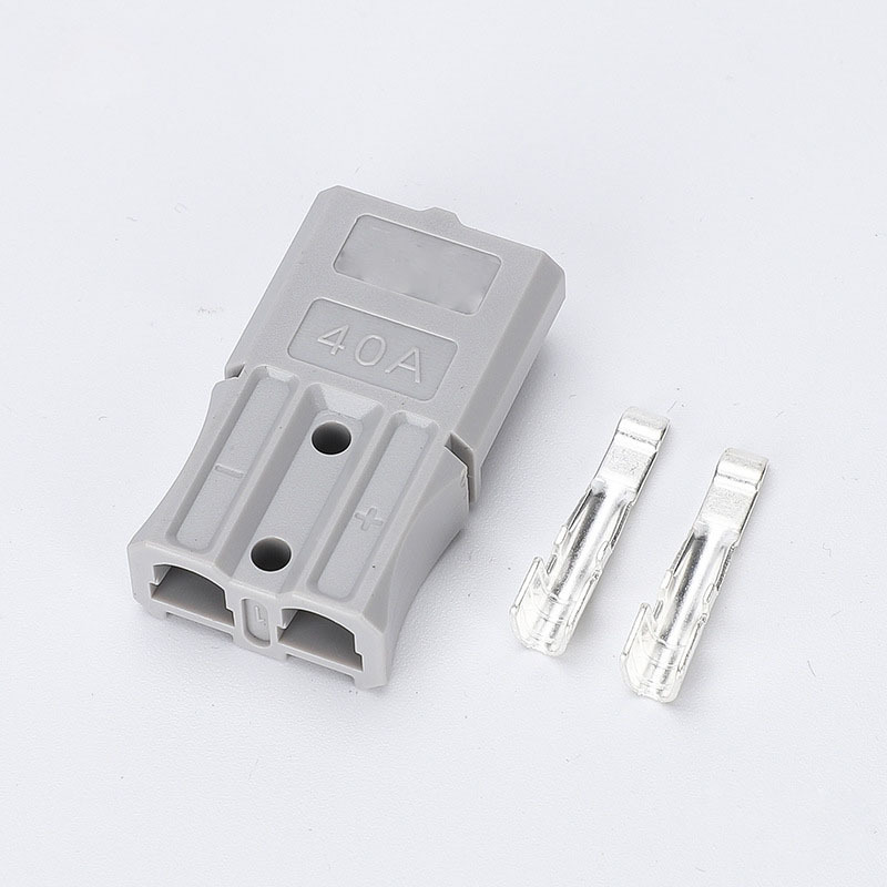 Factory direct sales 40Aelectric forklift battery connector battery power plug-in socket suitable for forklift battery cable