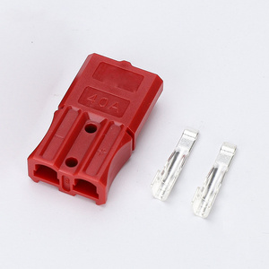 Factory direct sales 40Aelectric forklift battery connector battery power plug-in socket suitable for forklift battery cable