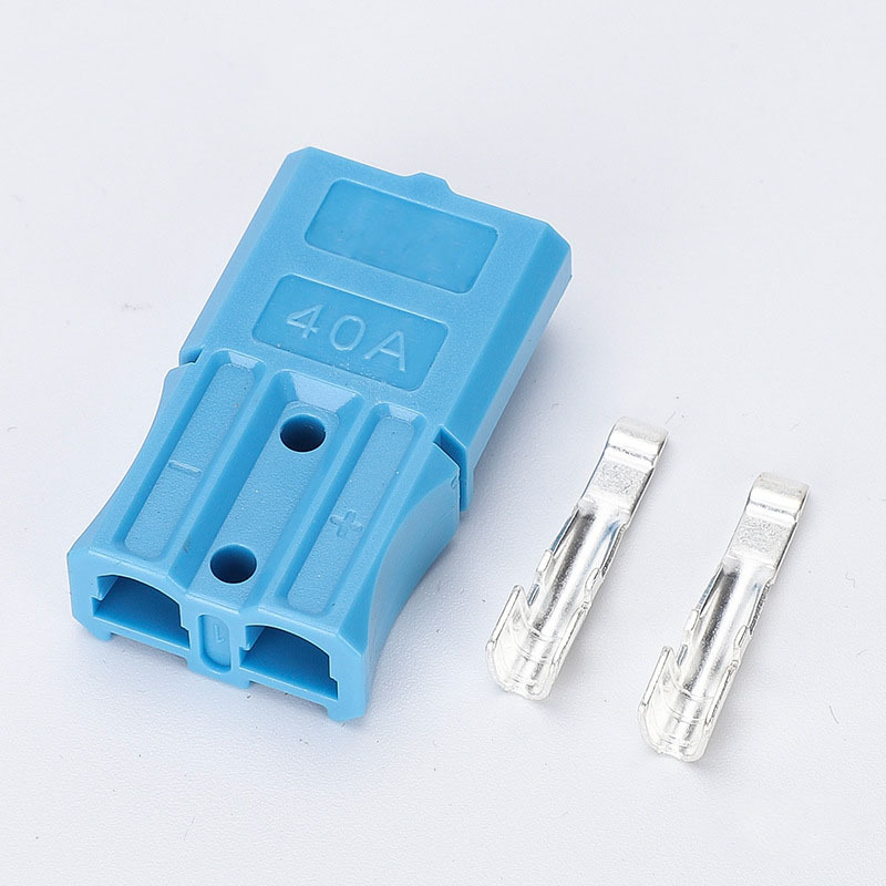 Factory direct sales 40Aelectric forklift battery connector battery power plug-in socket suitable for forklift battery cable