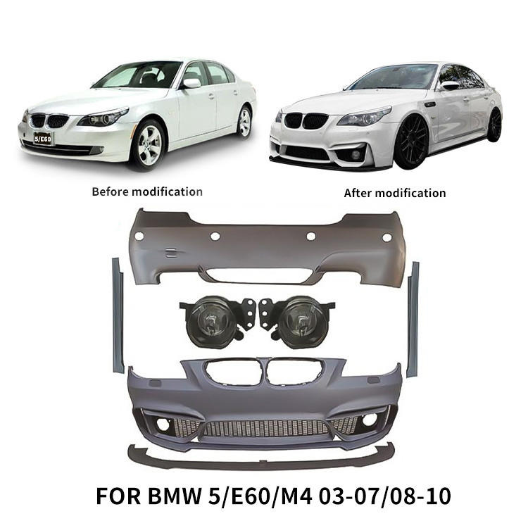 Bodykit For BMW 2003 2007 2008 2010 E60 5 Series 550I 525 535D Upgrade To M Tech Sport Kit M5 Style Body Kit