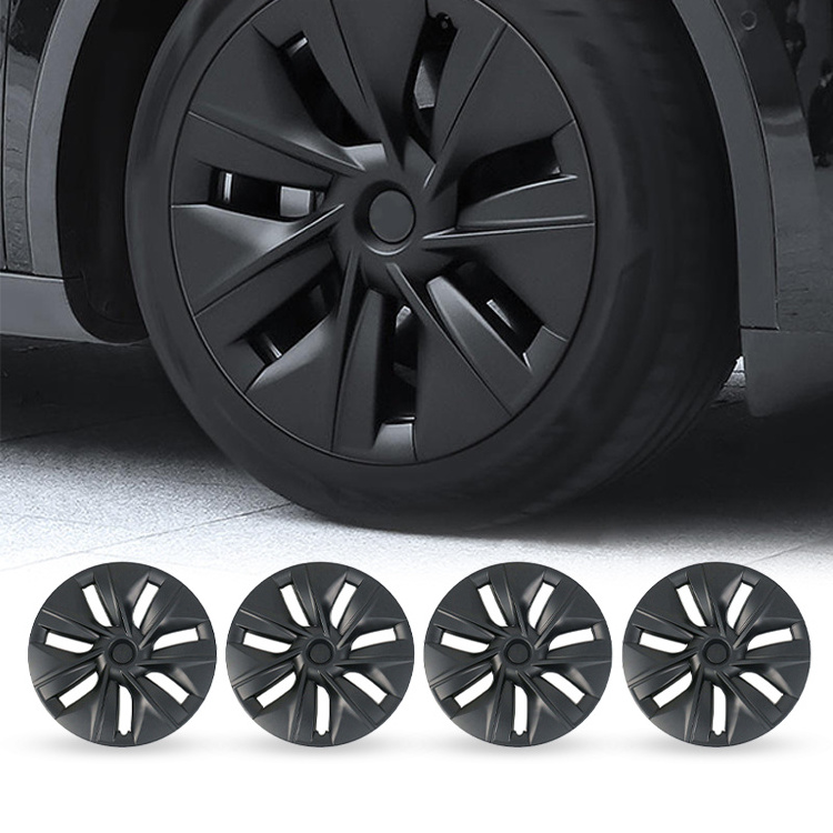 Factory auto parts 19 inch 4 pcs wheel hub rim cover for tesla model 3 y wheel hub caps