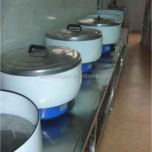 stainless steel large size biogas rice cooker 20L