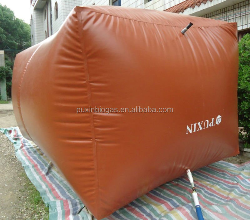 China gas storage bag for biogas plant puxin biogas balloon bag tank