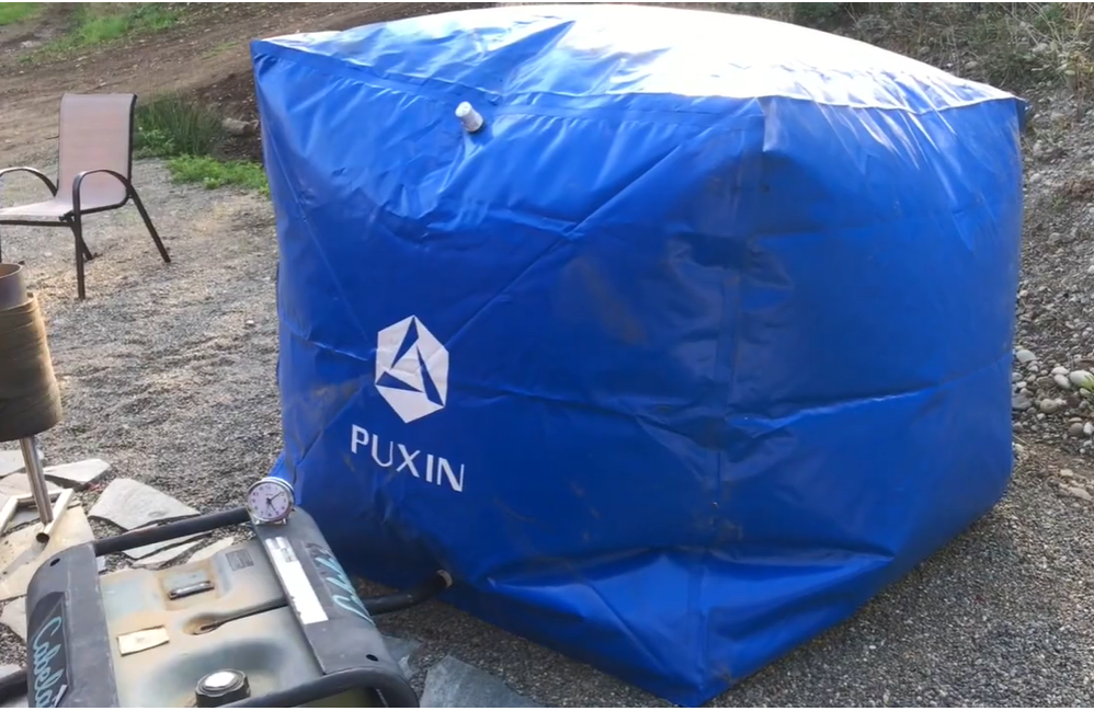 China gas storage bag for biogas plant puxin biogas balloon bag tank