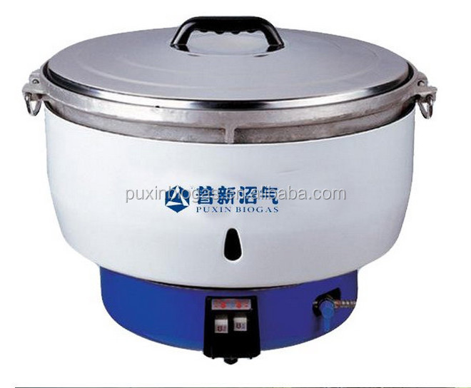 stainless steel large size biogas rice cooker 20L