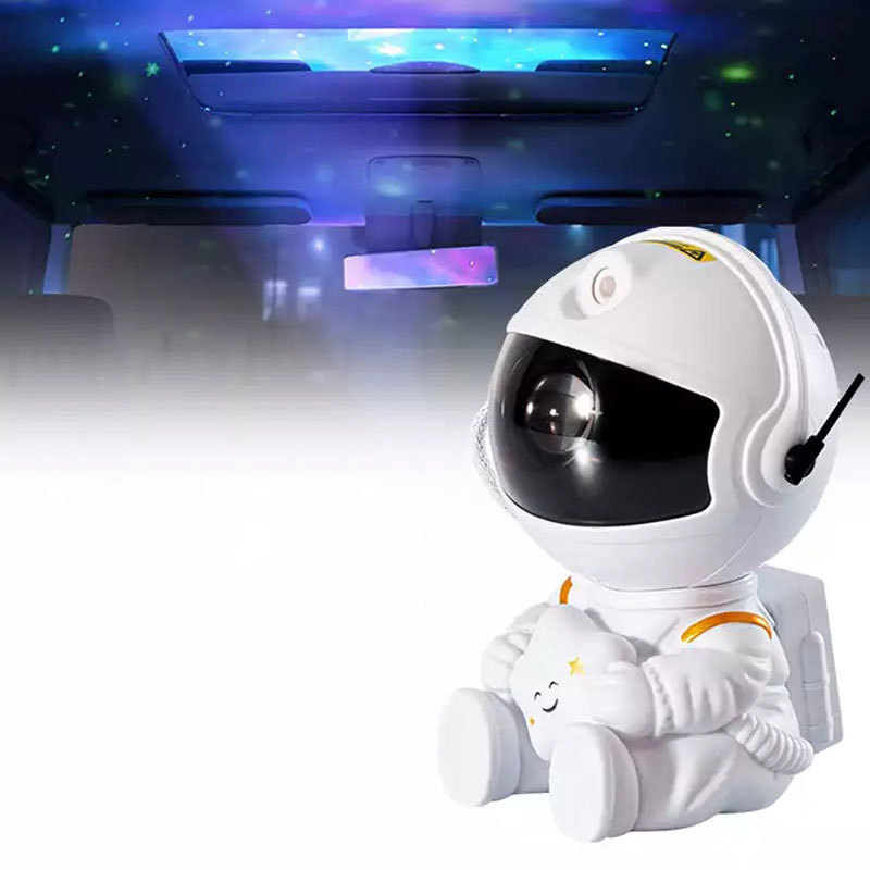 Neue 2023 Usb Control Mini Astronaut Star Moon Galaxy Projector Lamp Night Light Led Laser Star Projector For Bedroom Car Roof