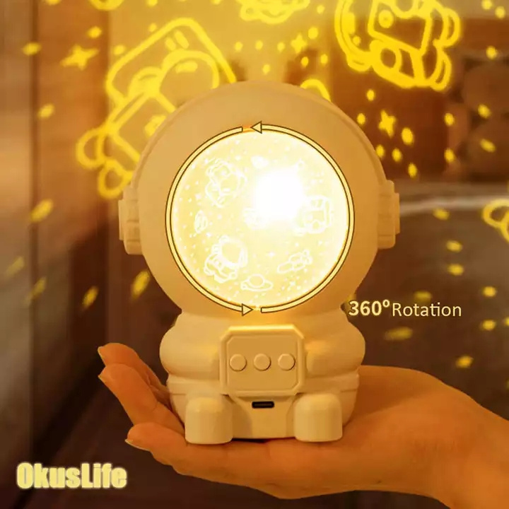 Astronaut Space Buddy Projector Led Starry Sky Galaxy Projector Lamp Star Starry Sky Night Light For Baby Kid Children Bedroom