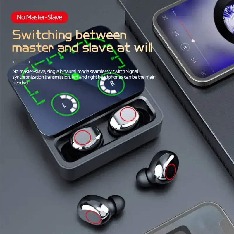 2023 Audifonos M90 Pro Tws Earbuds Wireless In-Ear Headphones Auricular M90 Pro Max 5.3 Airbuds