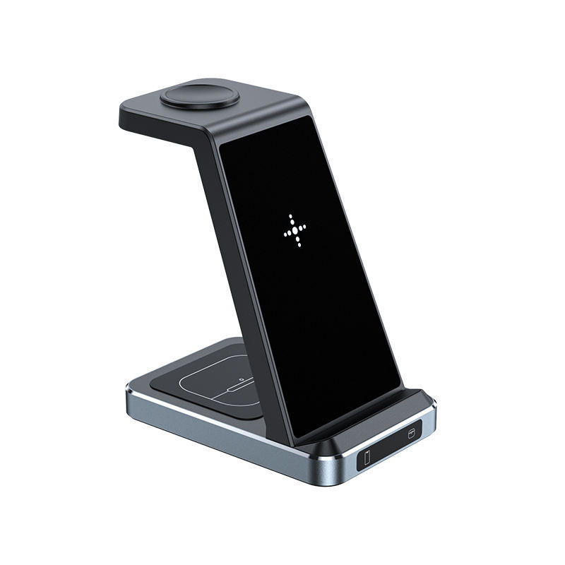 multiple wireless charger stand qi fast charging 15w for iphone cell phone standing desk with integrated charger 2023