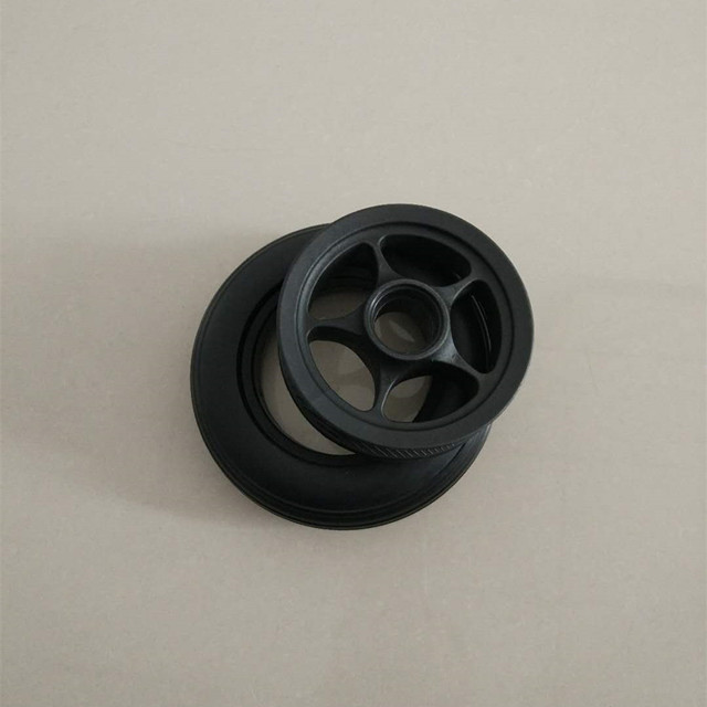 Durable PU Foam Filled Wheels 6 Inch Baby Stroller Trolley Wheel Rail Trolley Wheel