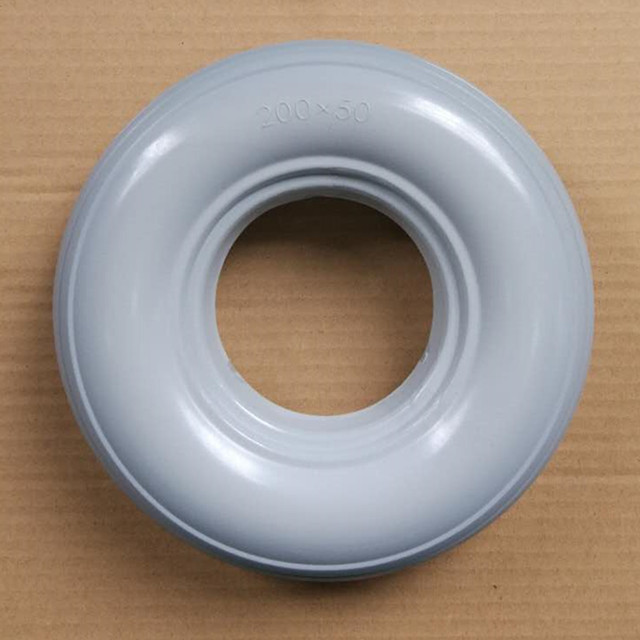 8 inch 200X50 mm Polyurethane Material Wheelchair Spare Parts Wheels for Stroller