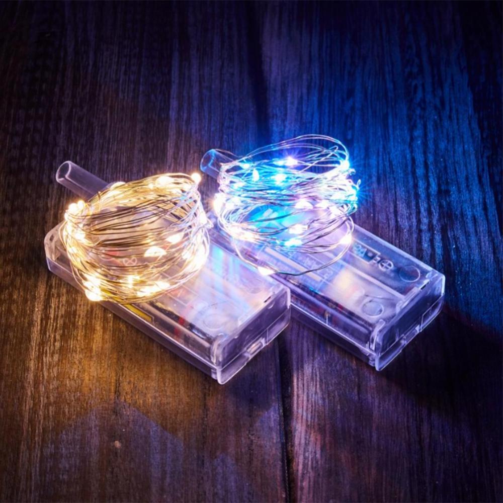 3M 5M 10M Led String Lights Waterproof Fairy Lights Battery Holiday lighting for Christmas Tree Wedding Party Decoration