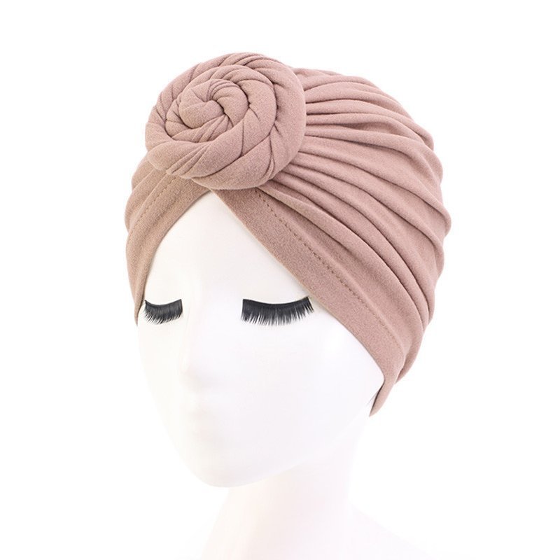 Women Turban African Pattern Headwrap Pre-Tied Bonnet Knot Beanie Hat Headwrap Hat