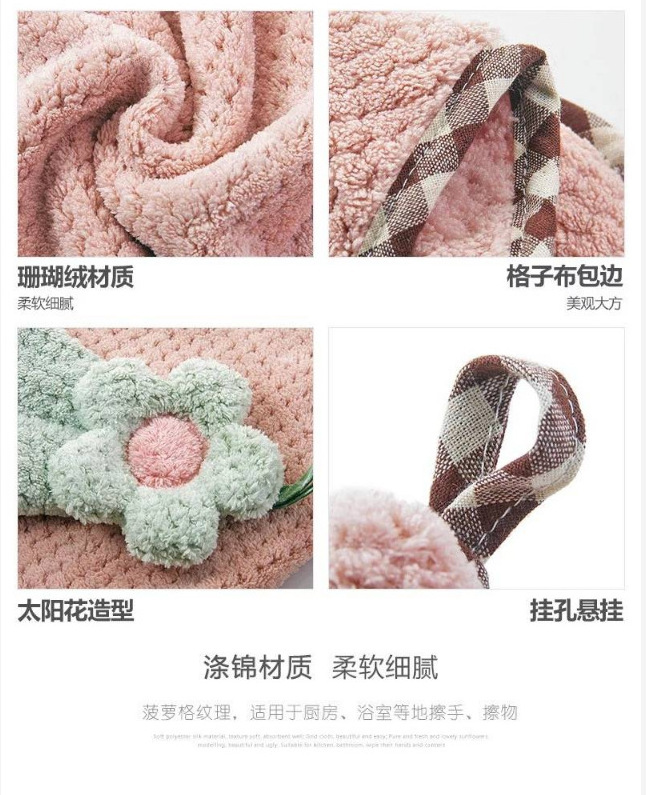 Customized Super Absorbent Dust Microfiber Terry kitchen Cloth Cleaning Towel Wiping Rags