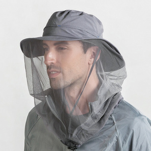 360 Mosquito Proof Hat Men Women Fishing Sunshade Mosquito Net Sun Protection Breathable Camping Hiking Caps