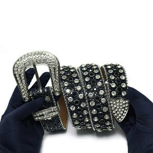 Western Rhinestones Belt Bling Bling Diamond Quality Crystal Studded Belt For Women Men Fashion Cinto De Strass Ceinture Femme