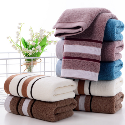 Hot  sell   Cotton Towel Set Large Thick Bath Towel Bathroom Face Shower Towels For Adults