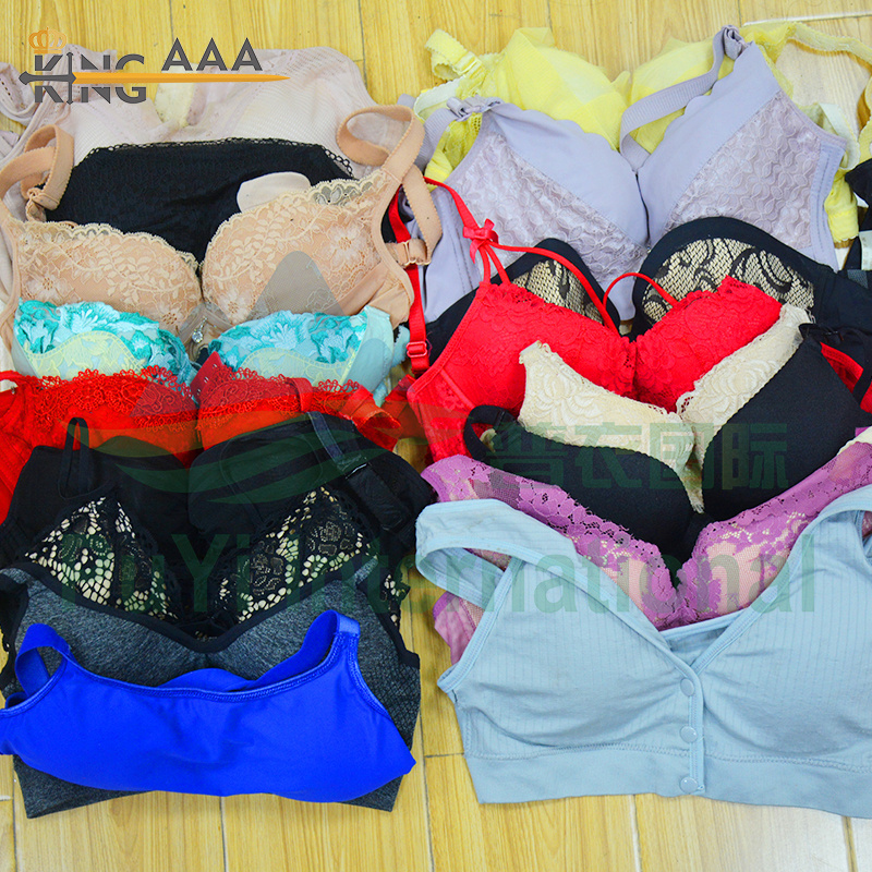 KINGAAA wholesale ladies women used bra bras and panties bale bales uk korea used clothes used clothing for sale