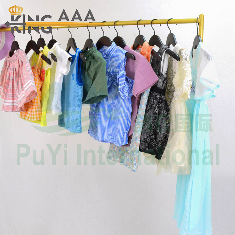 KINGAAA used clothes children kids second hand clothing vip 45kg mixed clothing bulk bales used clothes babies for sale