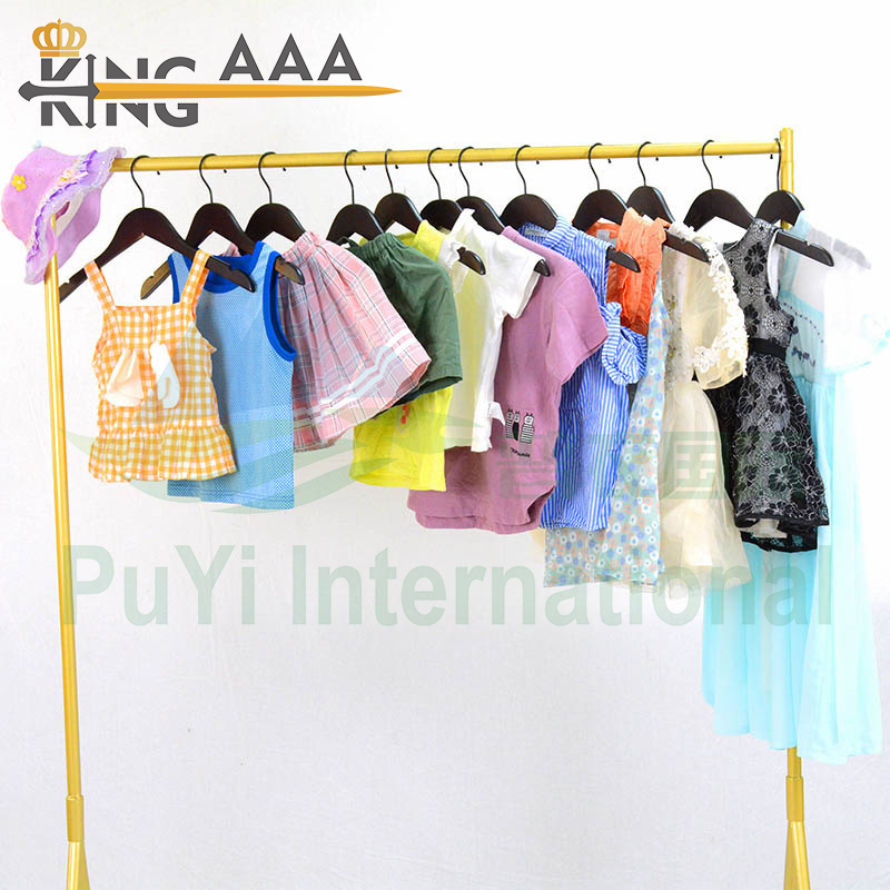 KINGAAA used clothes children kids second hand clothing vip 45kg mixed clothing bulk bales used clothes babies for sale