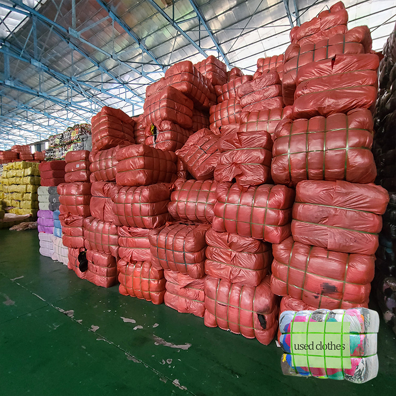 Grade KINGAAA used clothes uk Bales 100Kg thrift bales ropa usada from korea