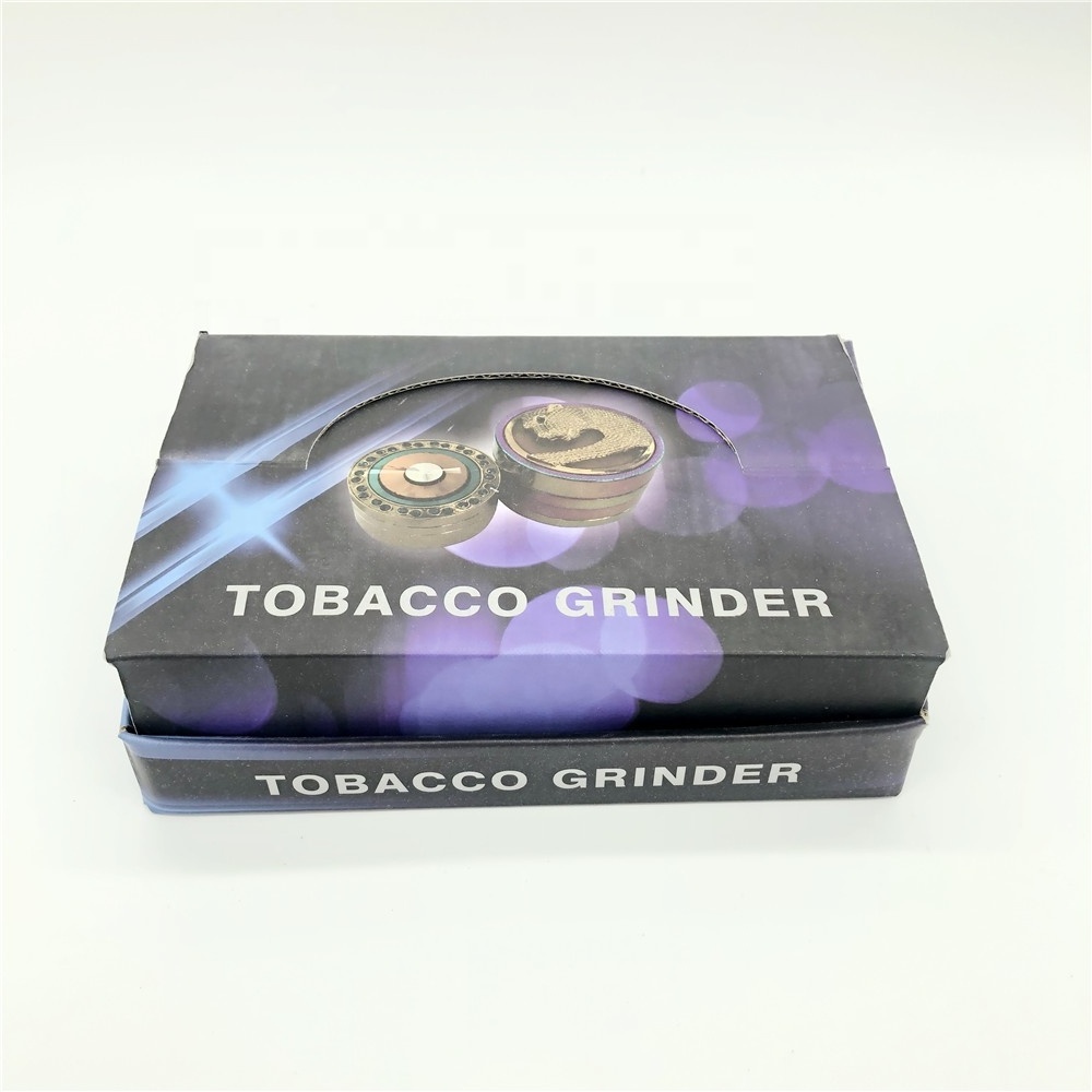 Wholesale Easy To Use 3 layer plastic tobacco herb grinder