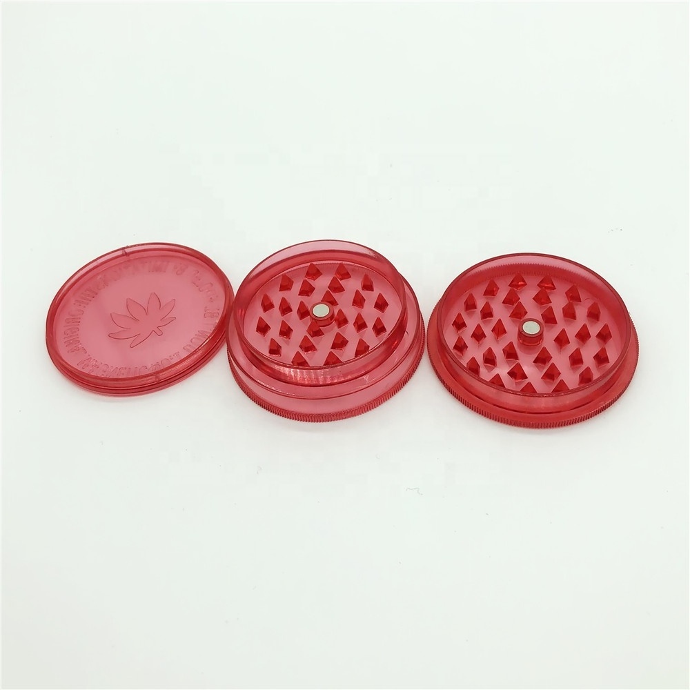 Wholesale Easy To Use 3 layer plastic tobacco herb grinder