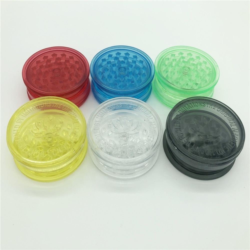 Wholesale Easy To Use 3 layer plastic tobacco herb grinder