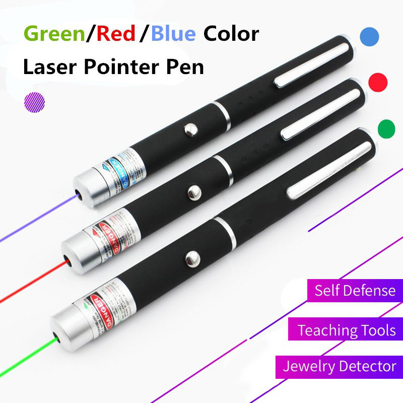 Stock High Power Led Flashlights Presenter Laser Pen Pointer Cat Toy Laser Pointer Pen Funny Interactive Pet Cat Laser Light Pen