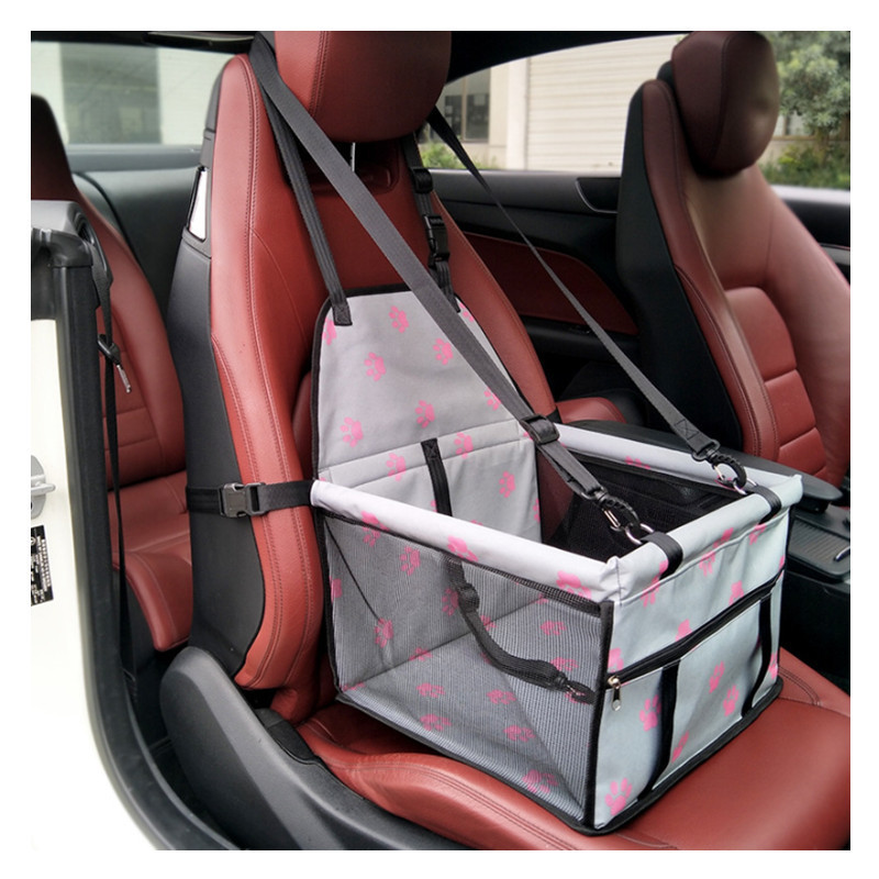 Factory Waterproof Portable Folding Safety Travel Carrier Small Pet Dog Cat Booster Basket Car Seat