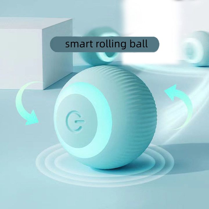 MMG Popular Rechargeable Interactive Cat Toys for Indoor Wholesale Smart Automatic Cat LED Ball for Cats