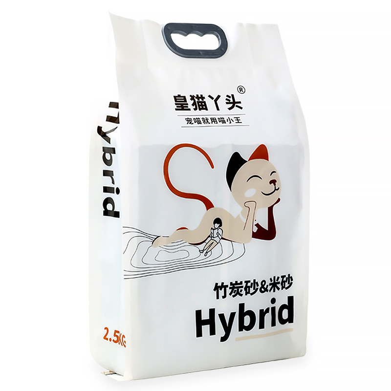 Free Poop Bags Cat Litter Accessories Quality Tofu Cat Litter Sand High Level Bamboo charcoal Cat Litter with Odor Control