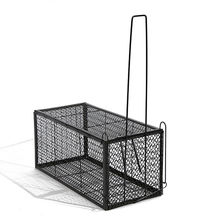 Latest arrival black iron mouse cage durable humane live rats trap cage