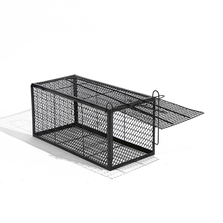 Latest arrival black iron mouse cage durable humane live rats trap cage