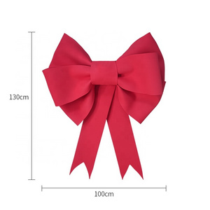 Multi color christmas bow red bow-knot foam decoration for wedding birthday decor eva foam supplies