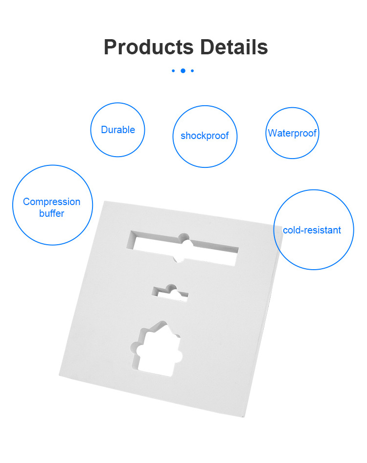 Custom Eco-friendly Anti-static XPE Foam Lining Carved Shock-proof Foam Packaging XPE EVA Foam Insert