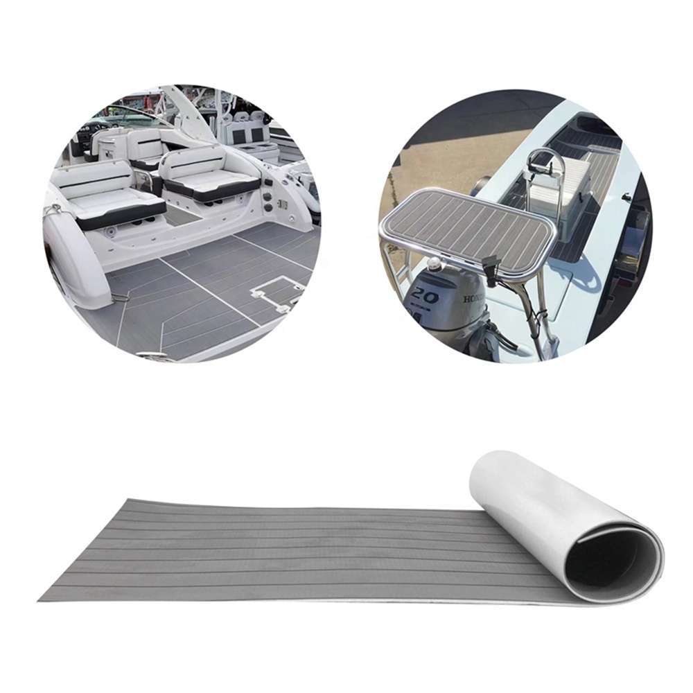 Wholesale Manufacturing 6mm/7mm Anti-skid UV Resistance EVA Boat Flooring Foam Faux Teak Boat Decking Foam Yacht Foam