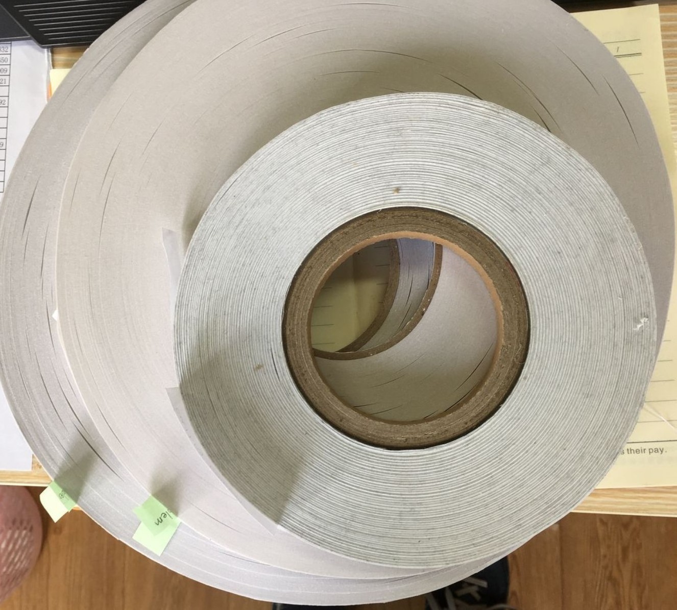 non-woven tissue paper super thin double sided adhesive glue craft tape