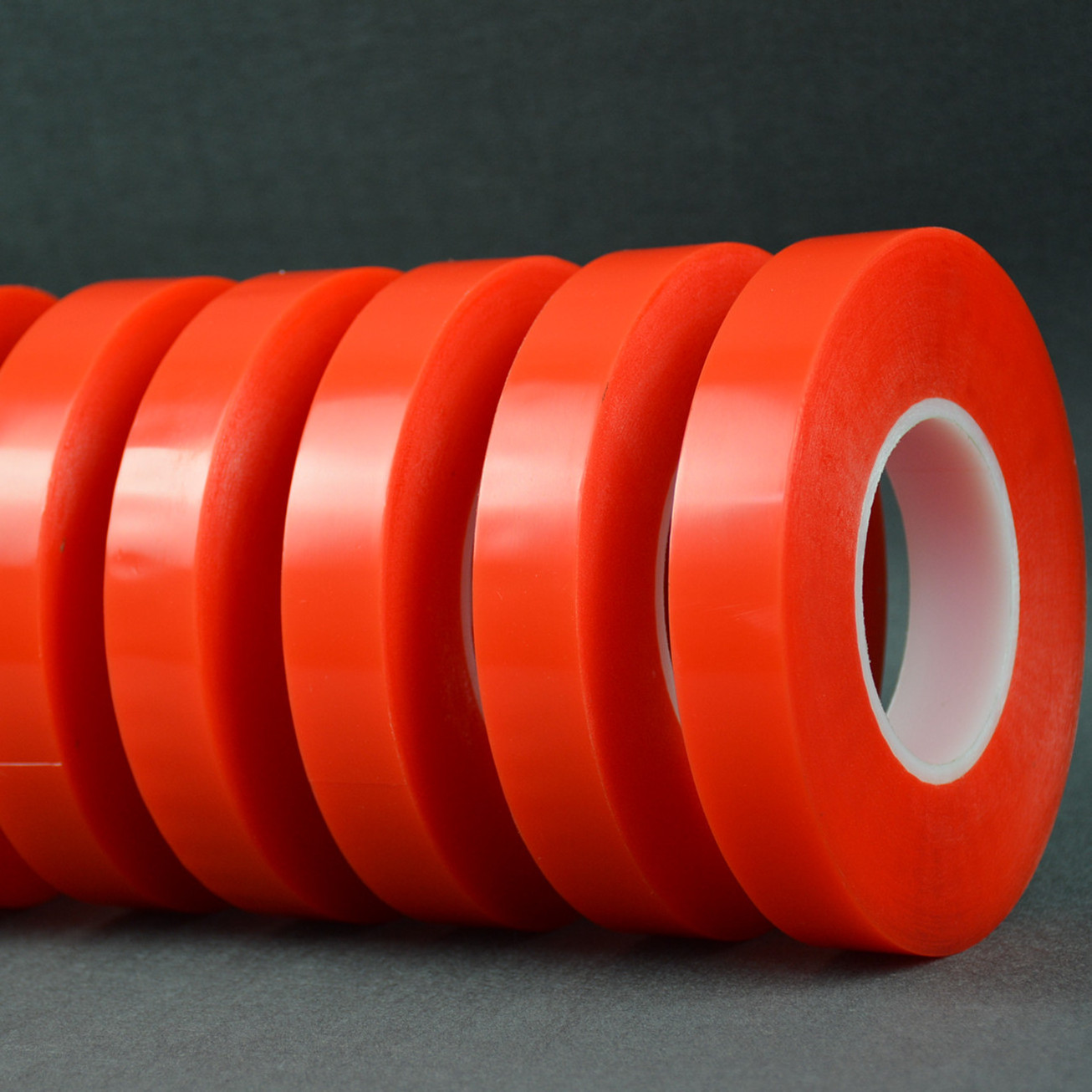 Strong acrylic adhesive red double roll polyester transparent high temperature splicing tape