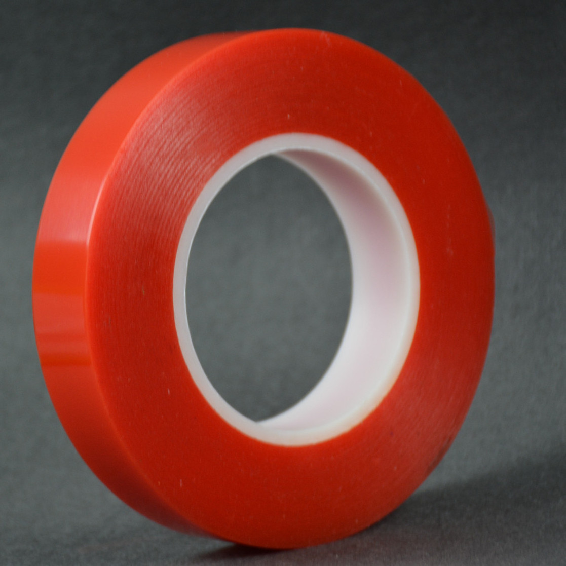 Strong acrylic adhesive red double roll polyester transparent high temperature splicing tape